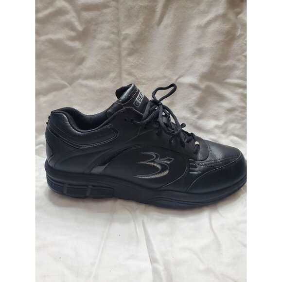 G Defy Men's Leather Sneakers Size 14 Gravity Defying Black Leather Comfort - Picture 4 of 15
